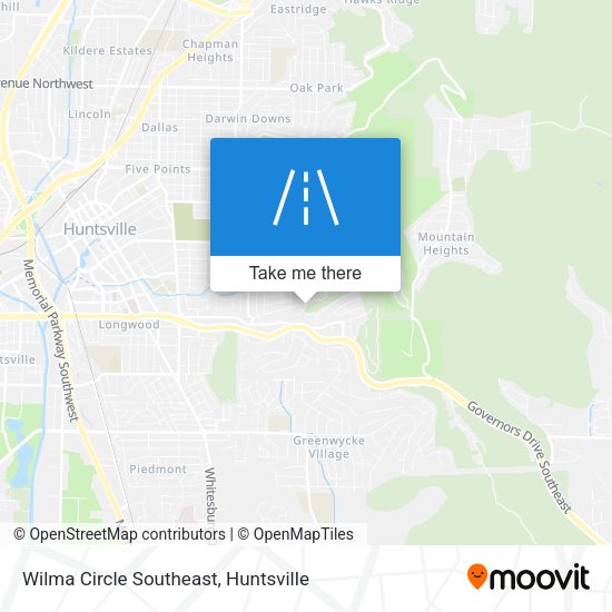 Wilma Circle Southeast map