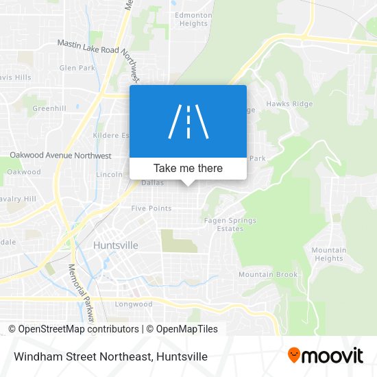 Windham Street Northeast map