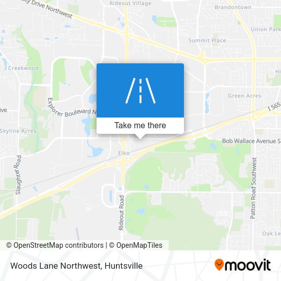 Mapa de Woods Lane Northwest
