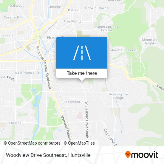 Woodview Drive Southeast map
