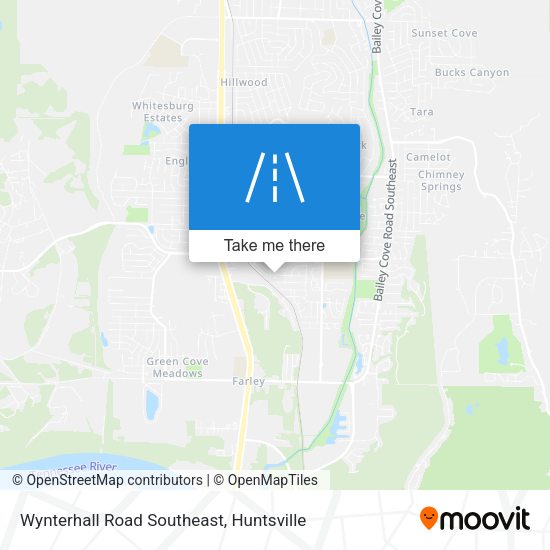 Mapa de Wynterhall Road Southeast