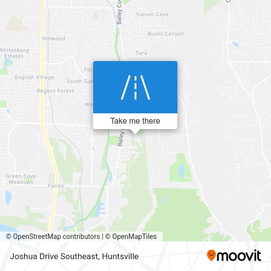 Mapa de Joshua Drive Southeast