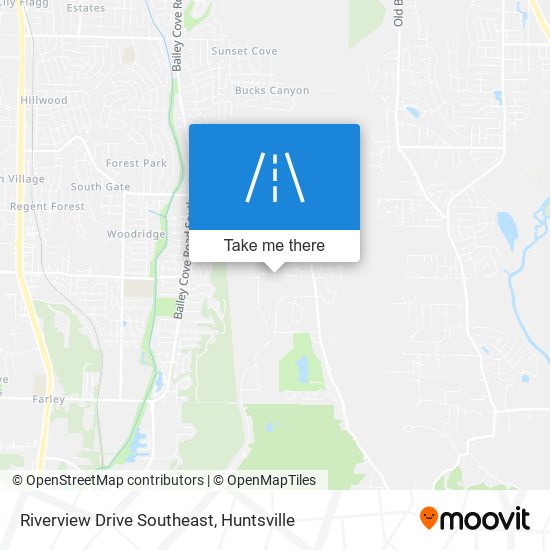 Mapa de Riverview Drive Southeast