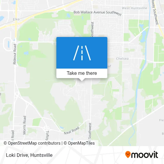 Loki Drive map