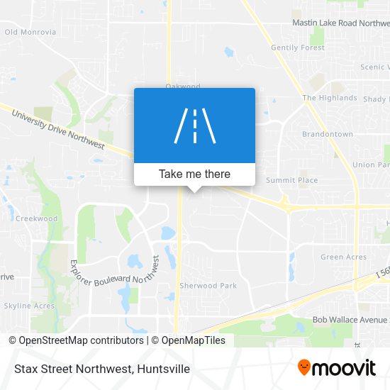 Mapa de Stax Street Northwest