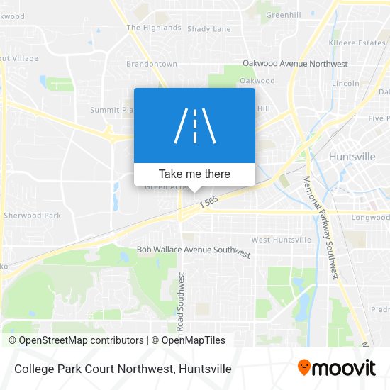 College Park Court Northwest map