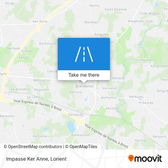 Impasse Ker Anne map
