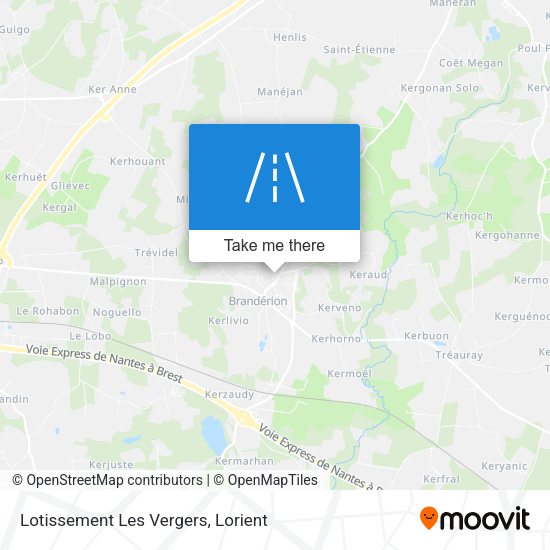 Lotissement Les Vergers map