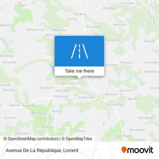 Avenue De La République map