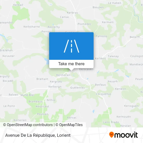 Avenue De La République map