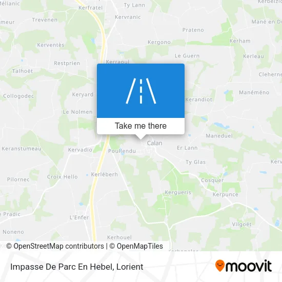 Impasse De Parc En Hebel map
