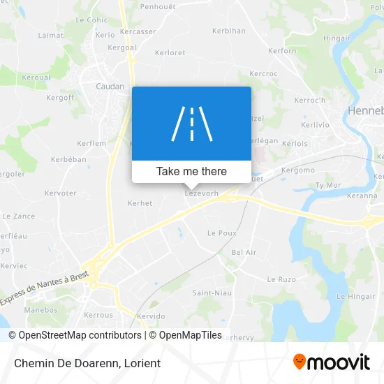 Chemin De Doarenn map