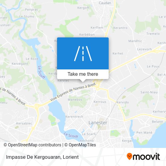 Impasse De Kergouaran map