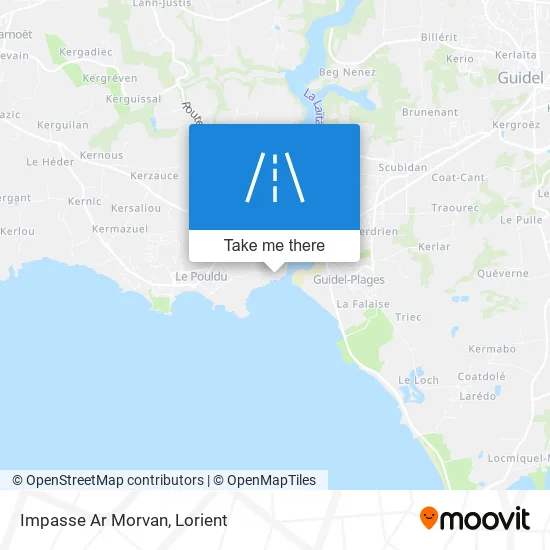 Impasse Ar Morvan map