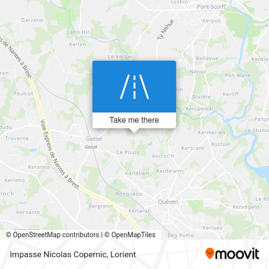 Impasse Nicolas Copernic map