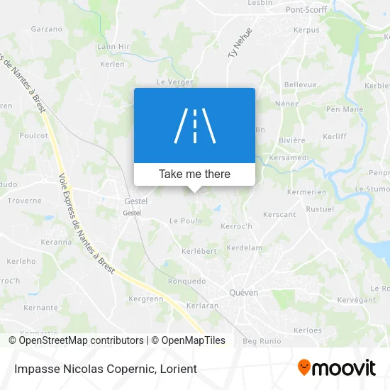 Impasse Nicolas Copernic map