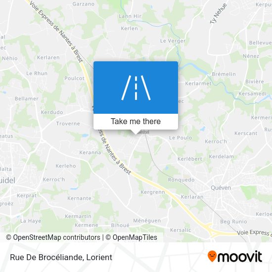 Rue De Brocéliande map