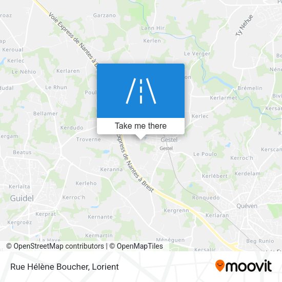 Rue Hélène Boucher map