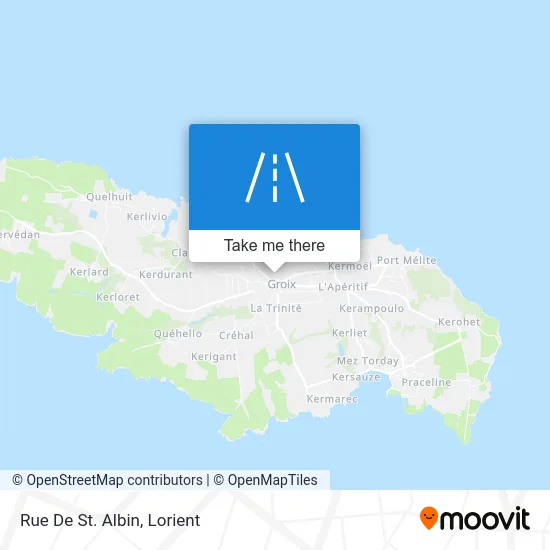 Rue De St. Albin map