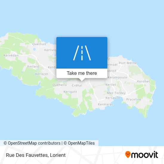 Rue Des Fauvettes map