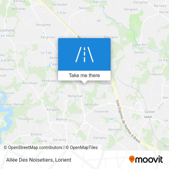 Allée Des Noisetiers map