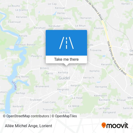 Allée Michel Ange map
