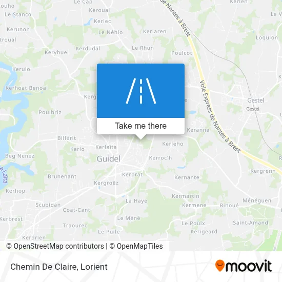 Chemin De Claire map