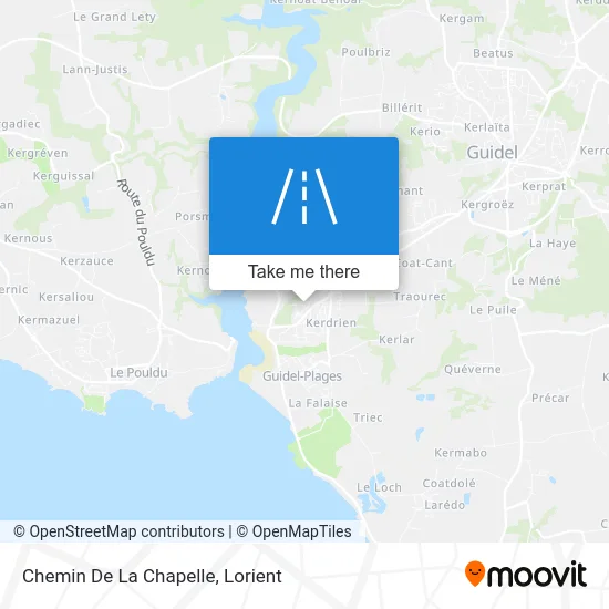 Chemin De La Chapelle map