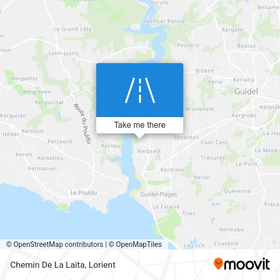 Chemin De La Laïta map