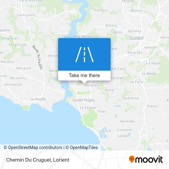 Chemin Du Cruguel map