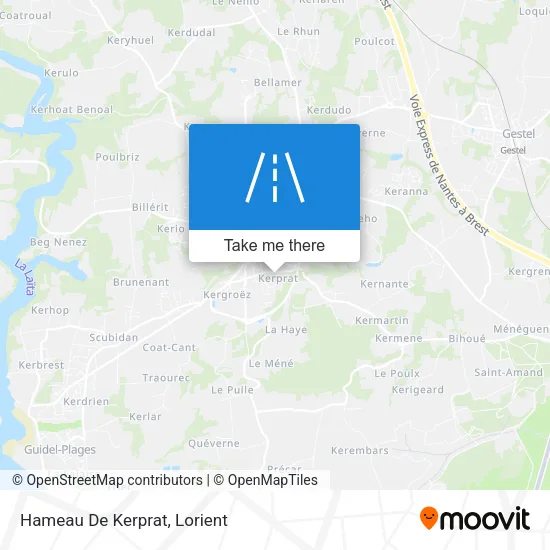 Hameau De Kerprat map