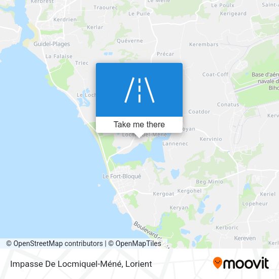 Impasse De Locmiquel-Méné map