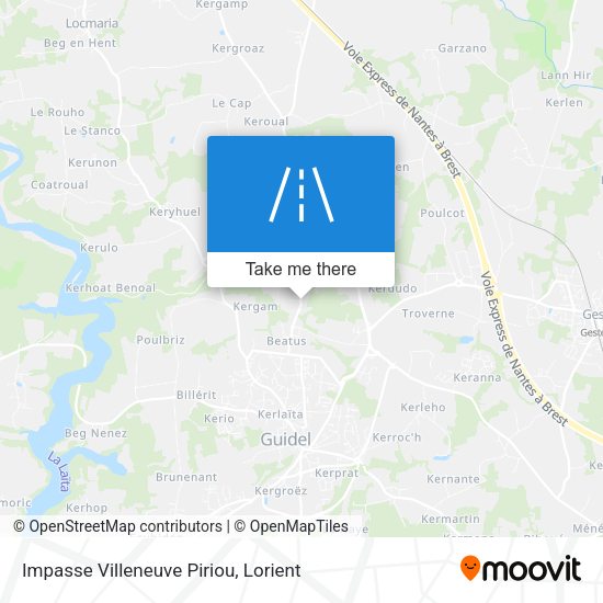 Impasse Villeneuve Piriou map