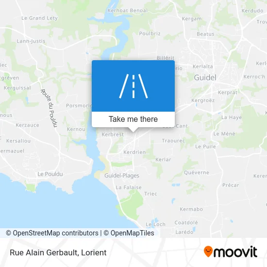 Rue Alain Gerbault map