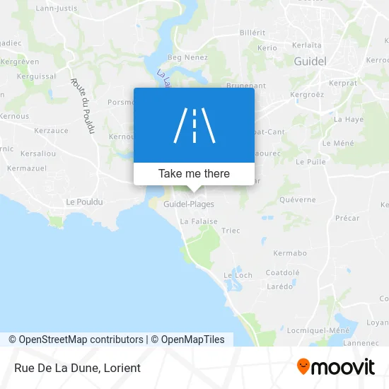 Rue De La Dune map