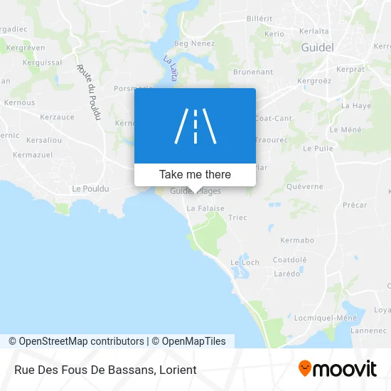 Rue Des Fous De Bassans map