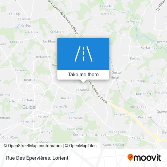 Rue Des Épervières map