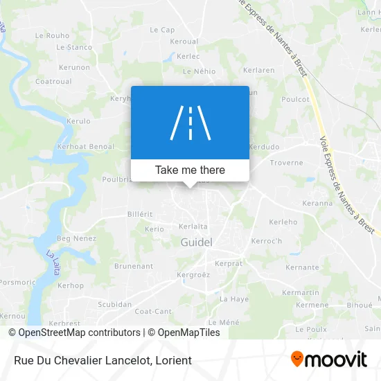 Rue Du Chevalier Lancelot map