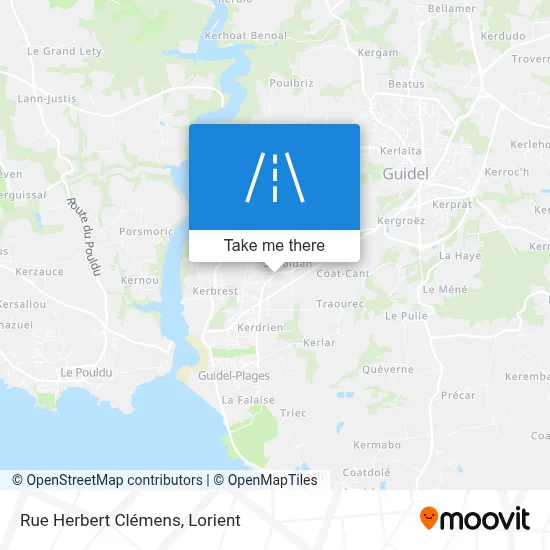 Rue Herbert Clémens map