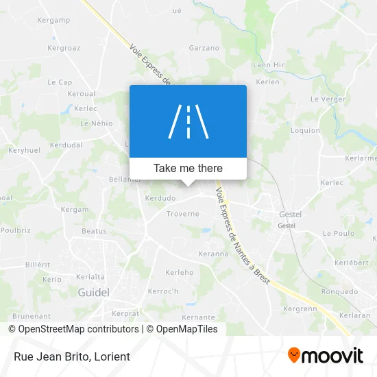 Rue Jean Brito map