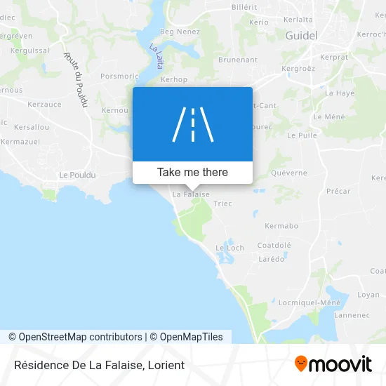 Résidence De La Falaise map
