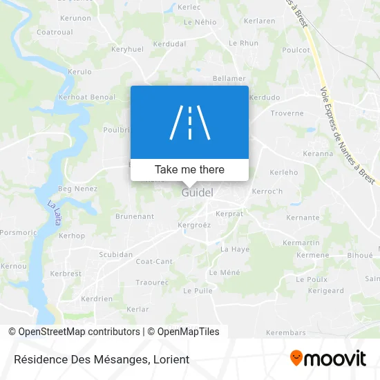 Résidence Des Mésanges map