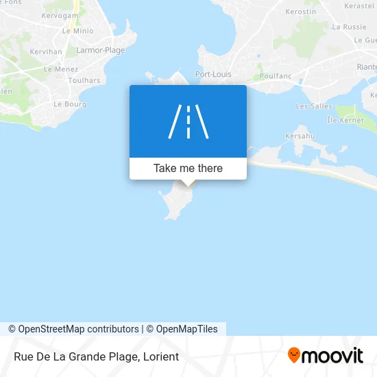 Rue De La Grande Plage map