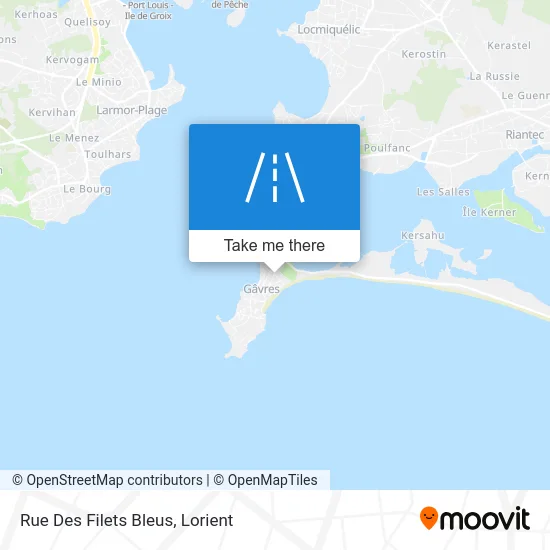 Rue Des Filets Bleus map