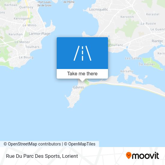 Rue Du Parc Des Sports map