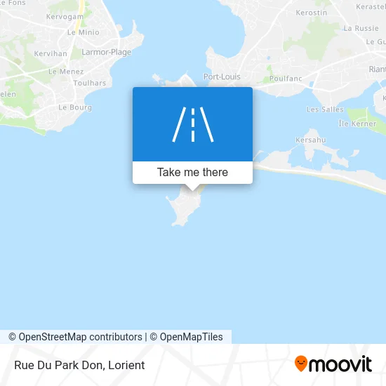 Rue Du Park Don map