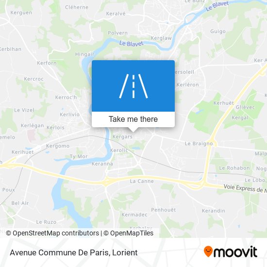 Avenue Commune De Paris map