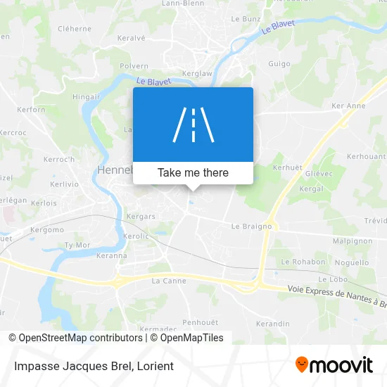 Impasse Jacques Brel map