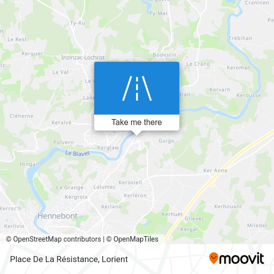 Place De La Résistance map