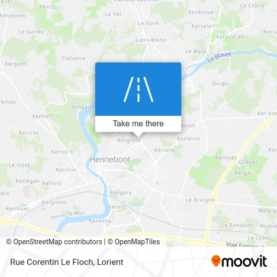 Rue Corentin Le Floch map